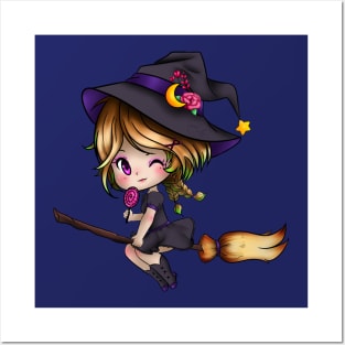 chibi witch Posters and Art